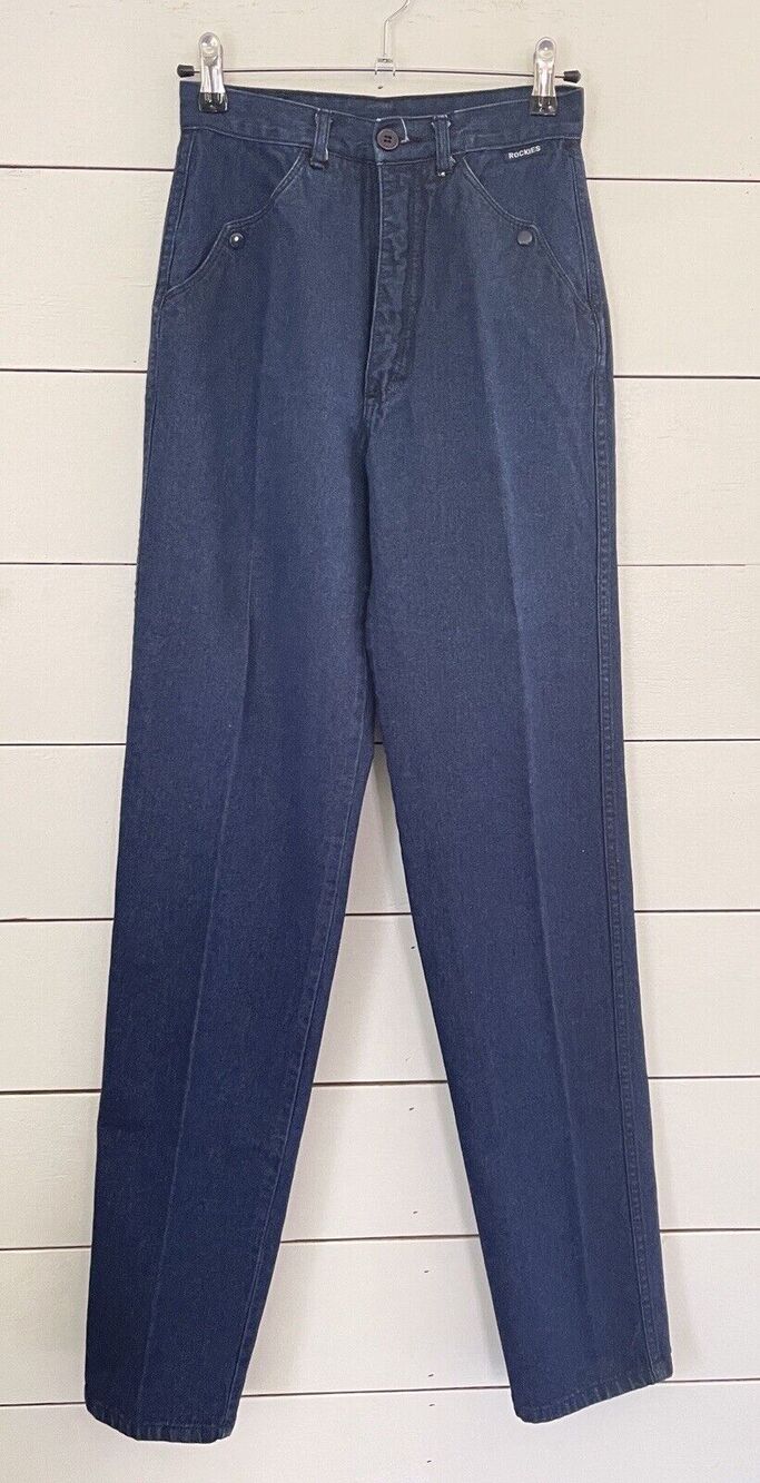 Rockies VTG 90s Jeans Womens High Waist Bareback Denim Snap Pocket Size 26/3
